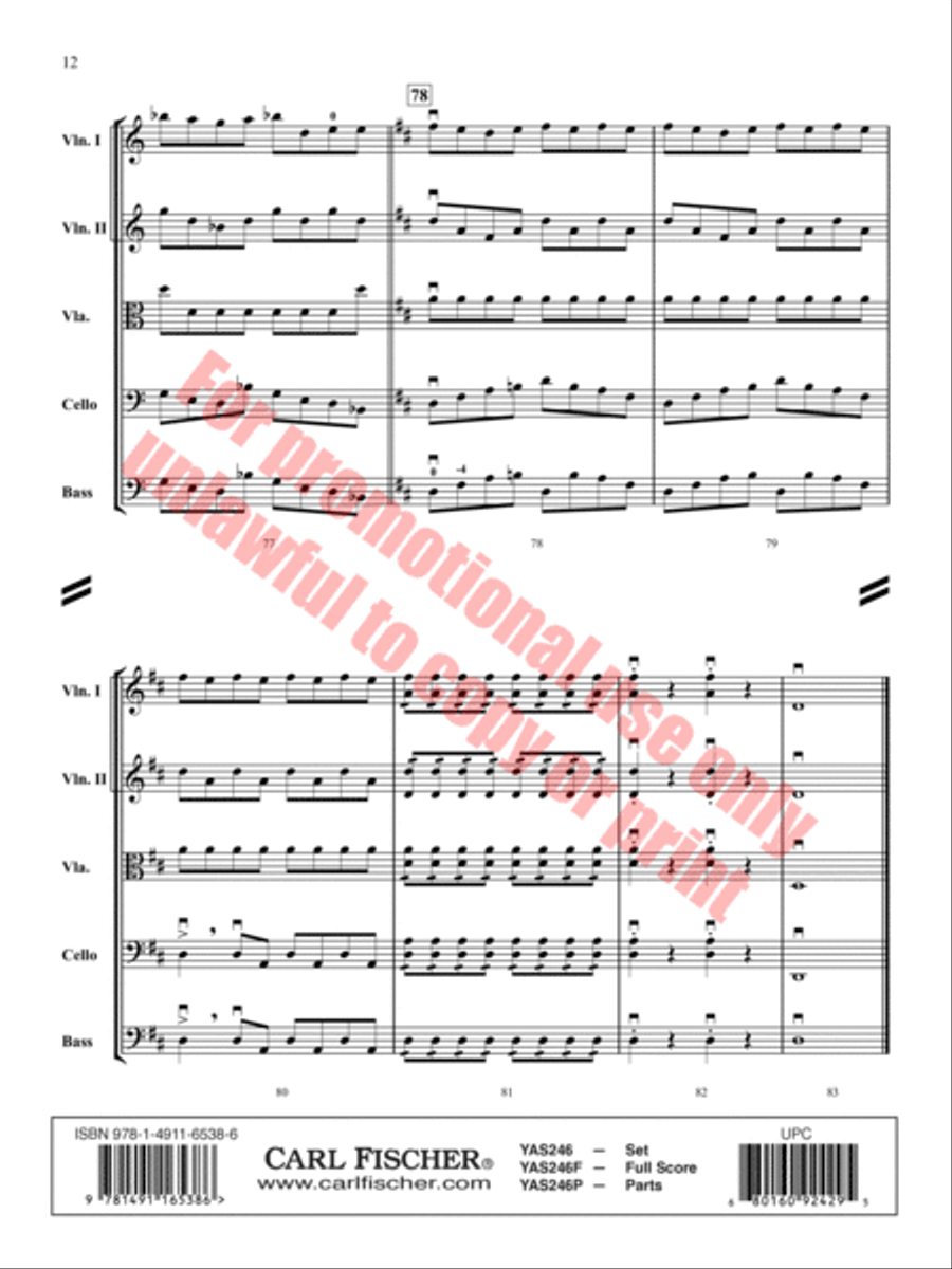 Russian Easter Overture Orchestra scores gallery preview page 12