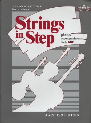 Book cover for Strings in Step piano accompaniments Book 1
