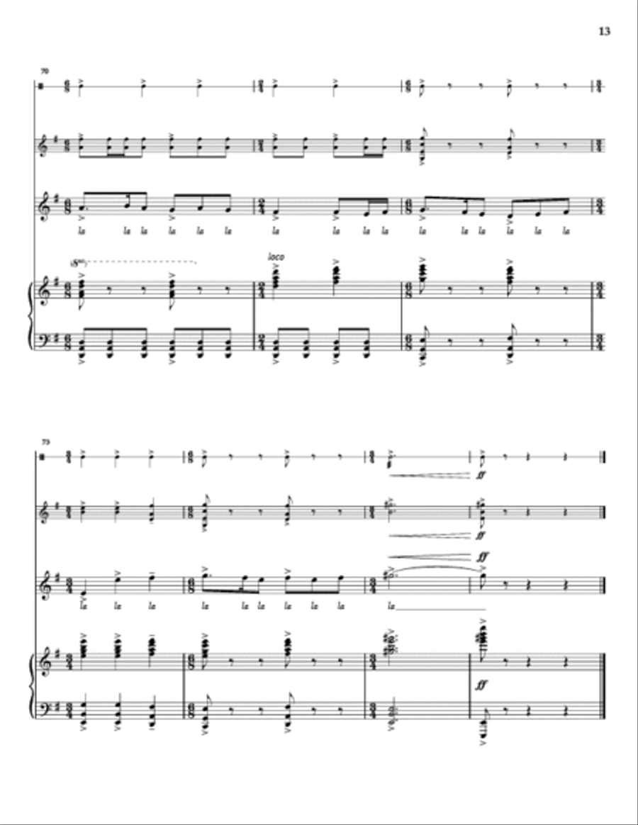 Five Hebrew Love Songs - Solo Soprano Version Choir scores gallery preview page 12