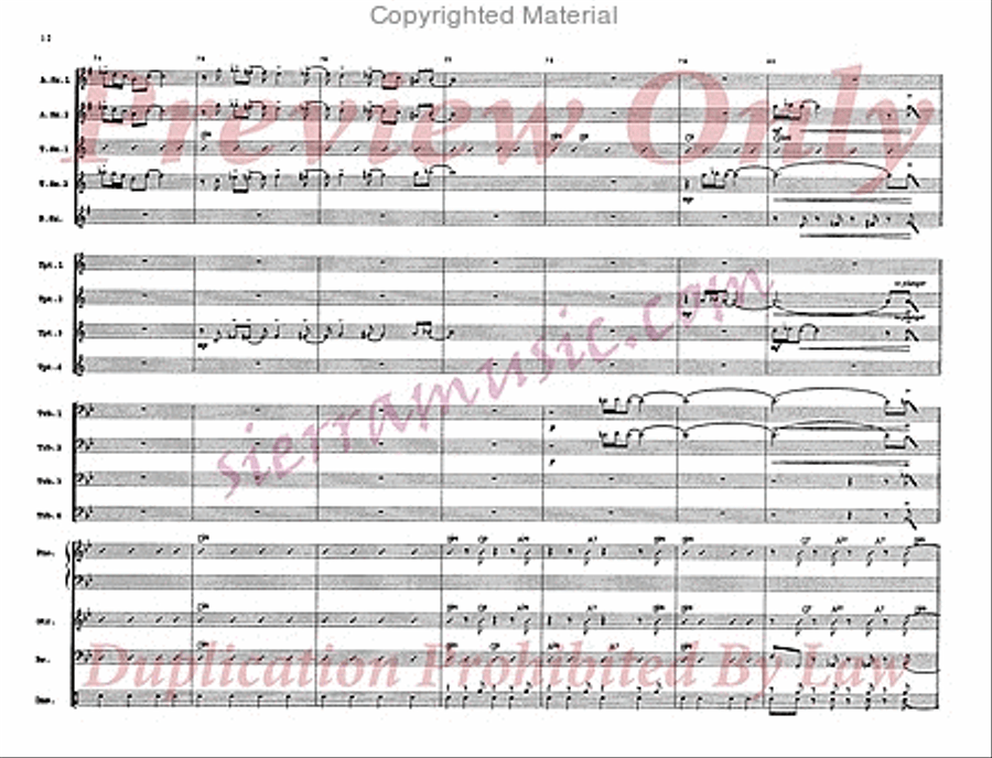 Keystone Shuffle Big Band scores gallery preview page 13