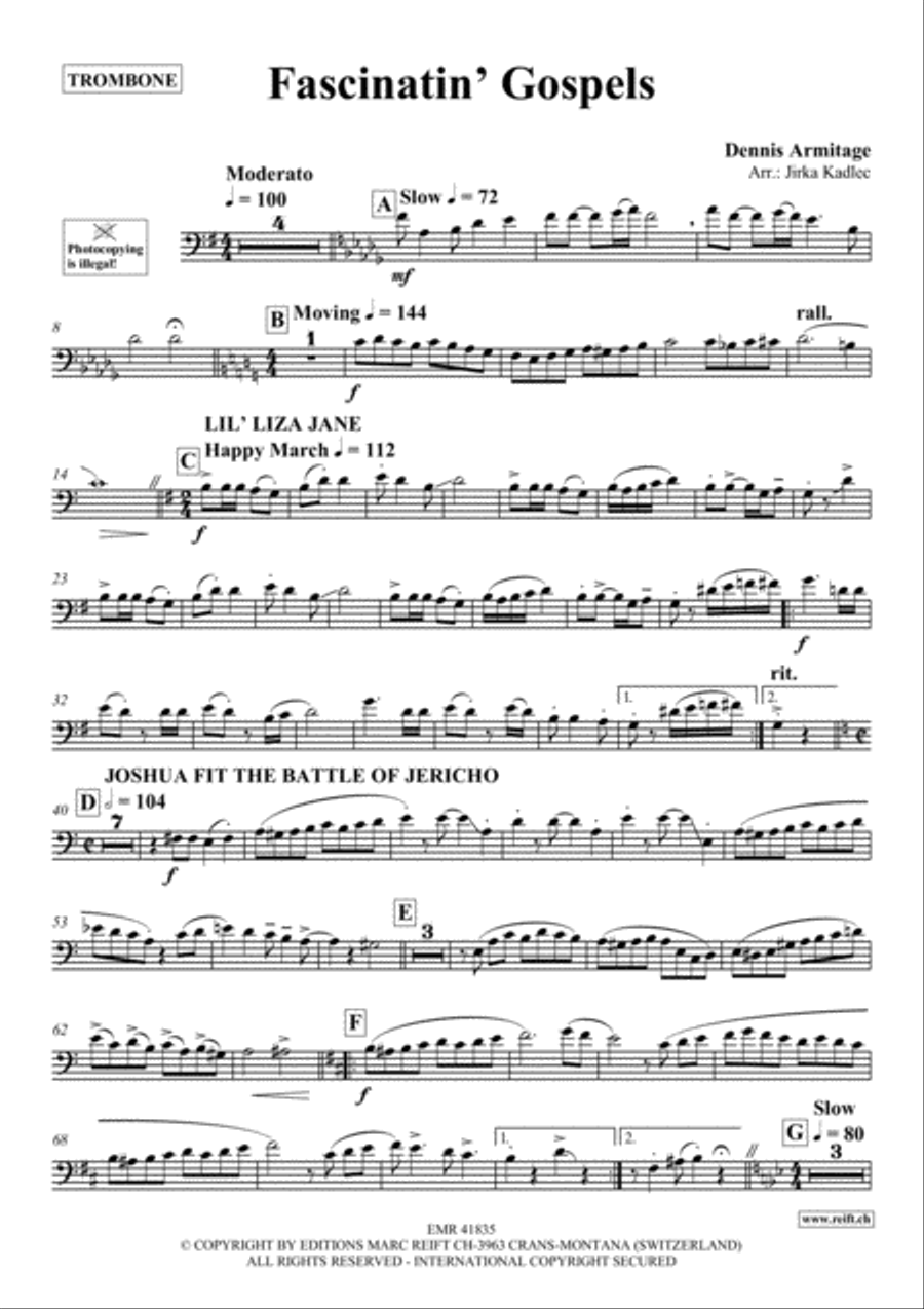 Fascinatin' Gospels Piano Accompaniment scores gallery preview page 2
