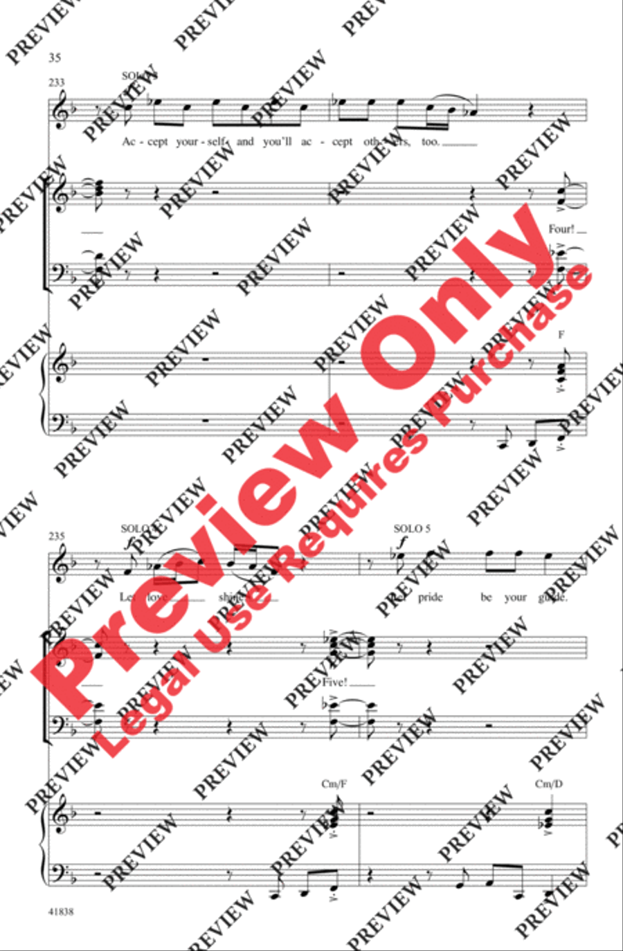 Kinky Boots - SoundTrax CD (CD only) Choir scores gallery preview page 34