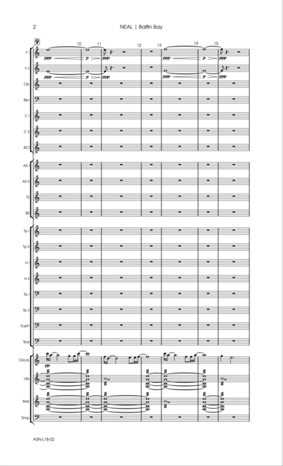 Baffin Bay Concert Band scores gallery preview page 6