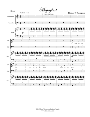 MAGNIFICAT - chorus & piano