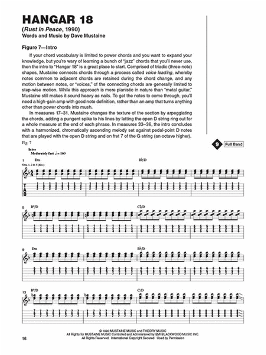 Megadeth – Signature Licks Electric Guitar scores gallery preview page 3