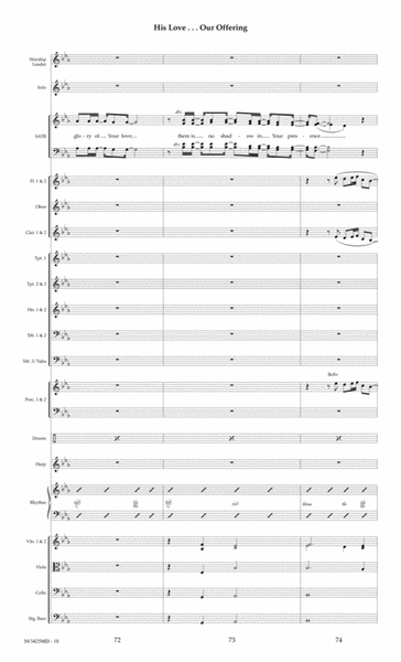 His Love...Our Offering - Orchestral Score and Parts