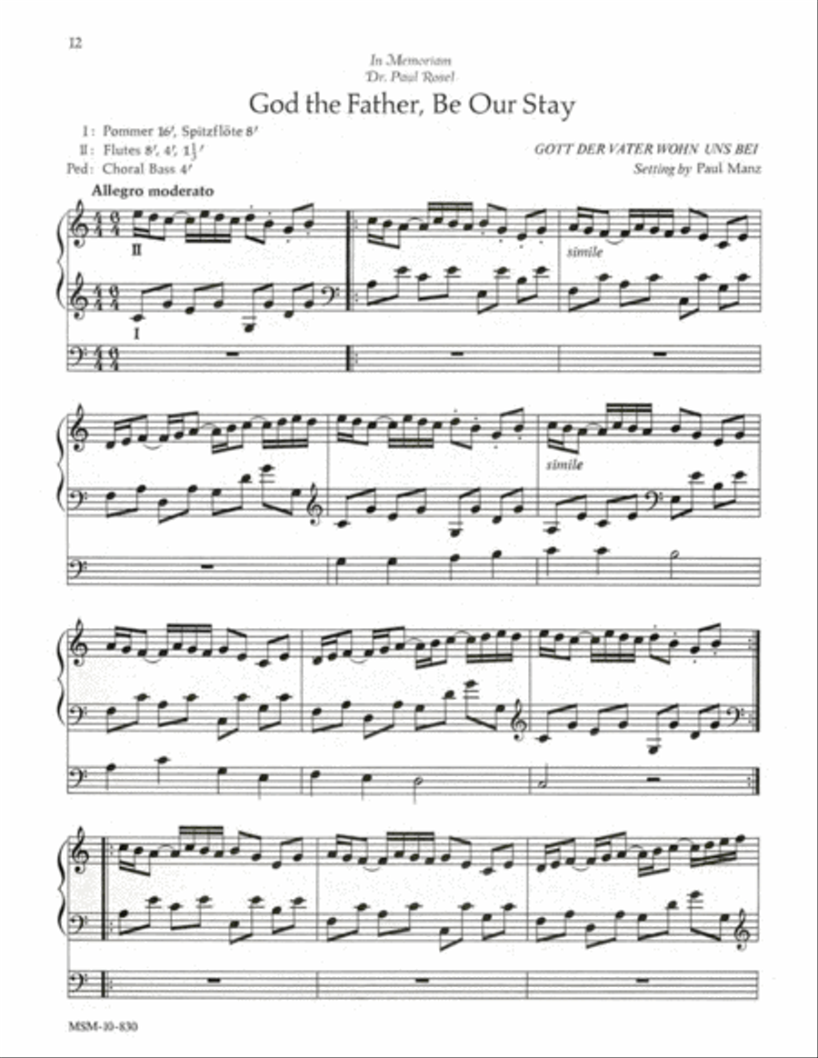 Improvisations on General Hymns Organ scores gallery preview page 7