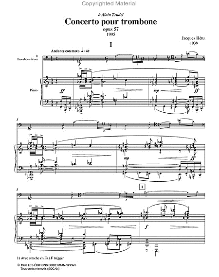 Concerto for trombone op. 57 (pno red)
