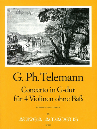 Book cover for Concerto G major TWV 40:201