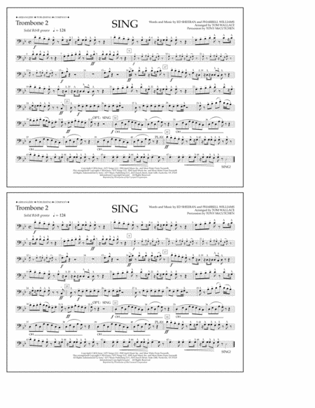Sing - Trombone 2