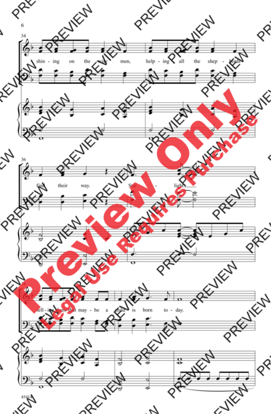 Starlight - SoundTrax CD (CD only) Choir scores gallery preview page 6