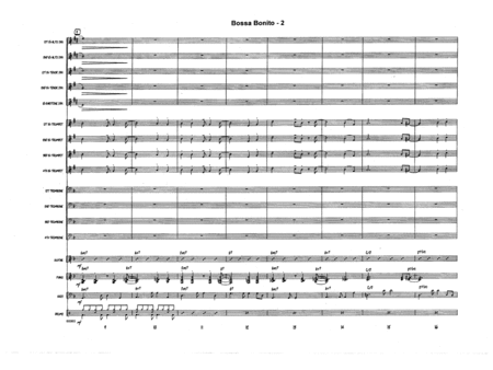 Bossa Bonito - Full Score