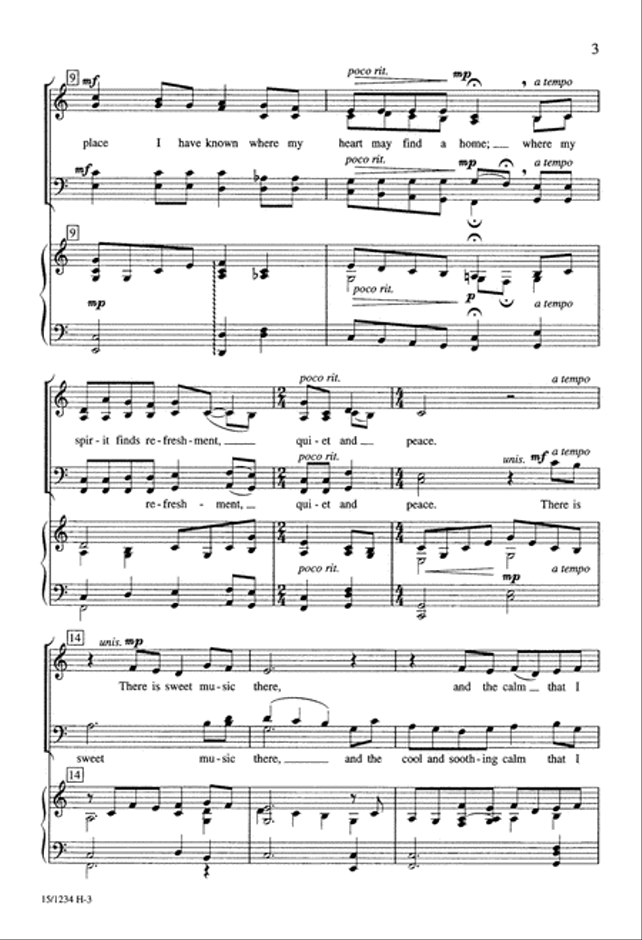 Beyond the Rain and Rivers 4-Part scores gallery preview page 4