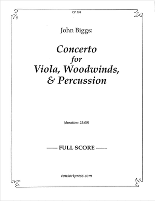 Concerto for Viola, Woodwinds, & Percussion
