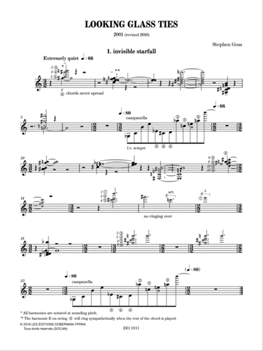 Looking Glass Ties Classical Guitar scores gallery preview page 5