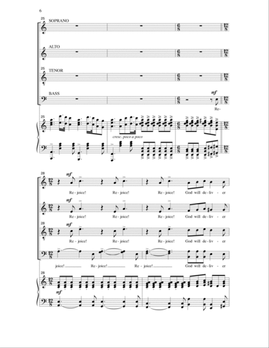 Hallelujah! 4-Part scores gallery preview page 5