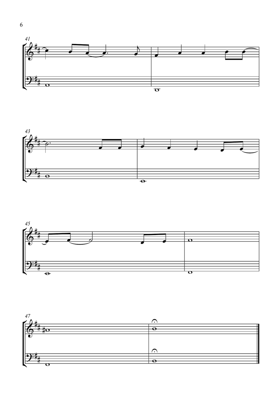 Mary, Did You Know? String Duet scores gallery preview page 6