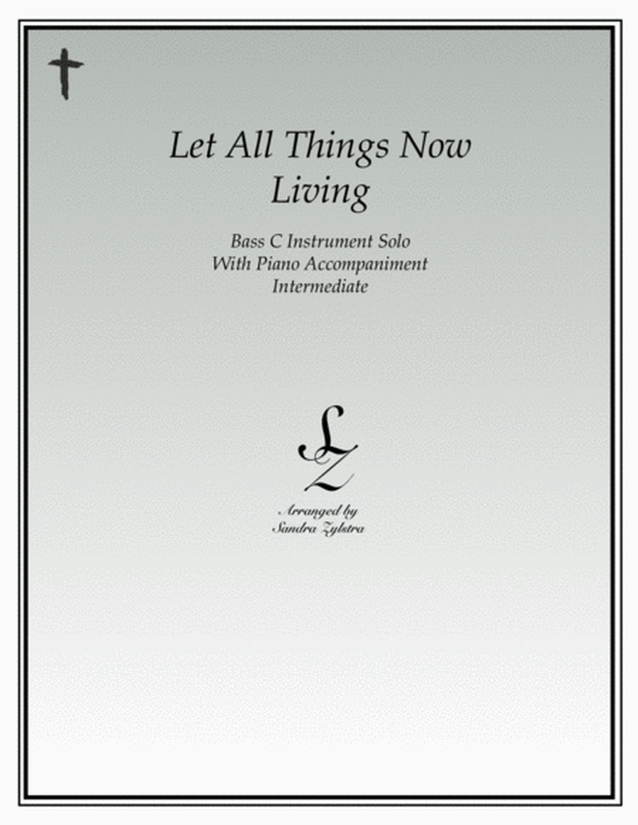 Let All Things Now Living (bass C instrument solo) image number null