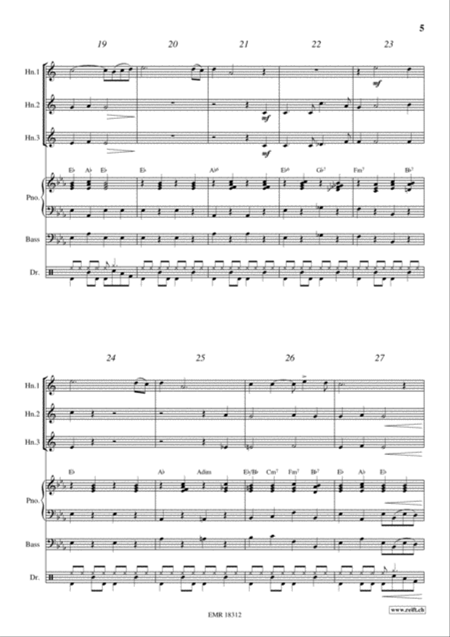 Deep River Deep River Horn scores gallery preview page 5