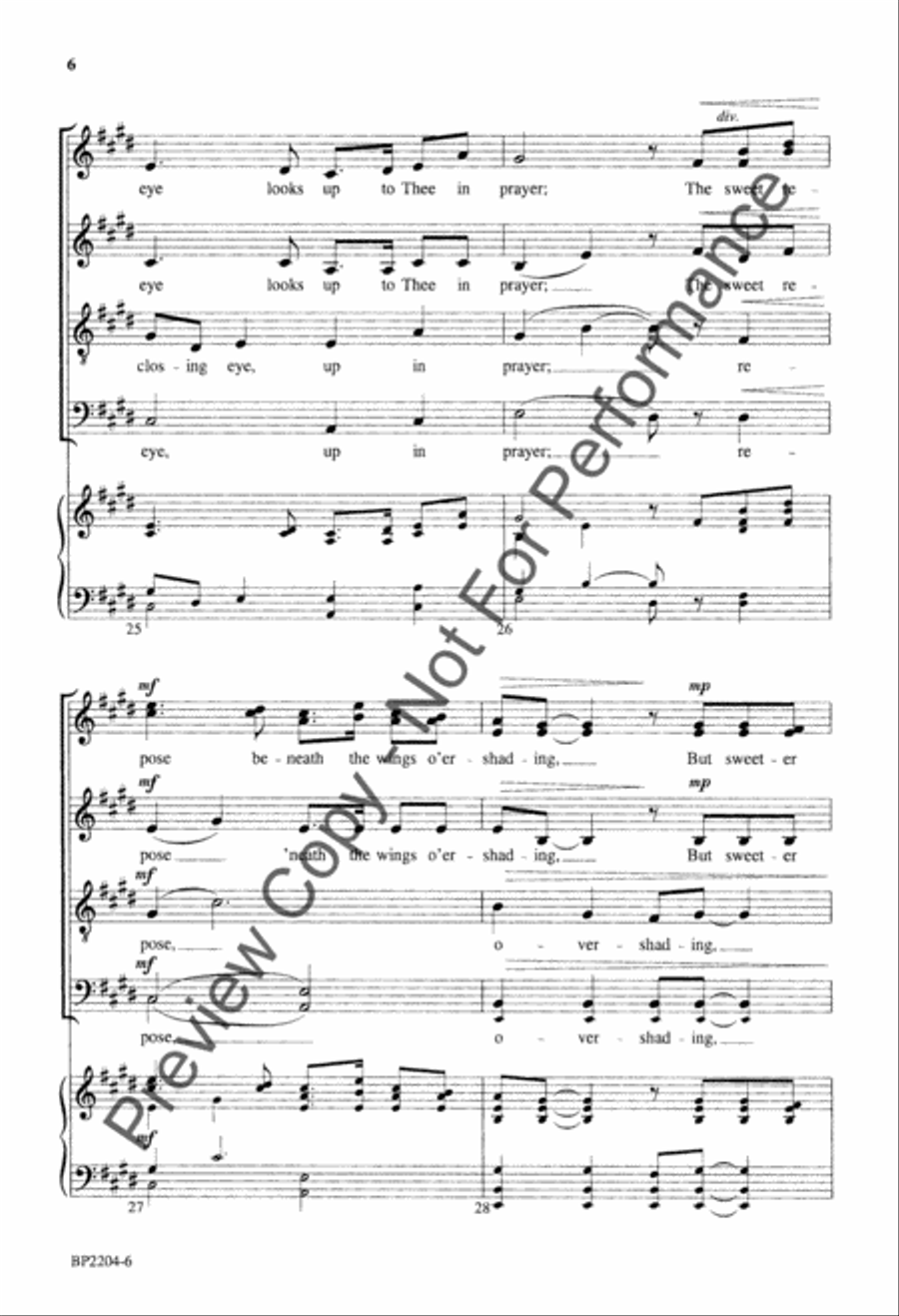 Still With Thee 4-Part scores gallery preview page 7