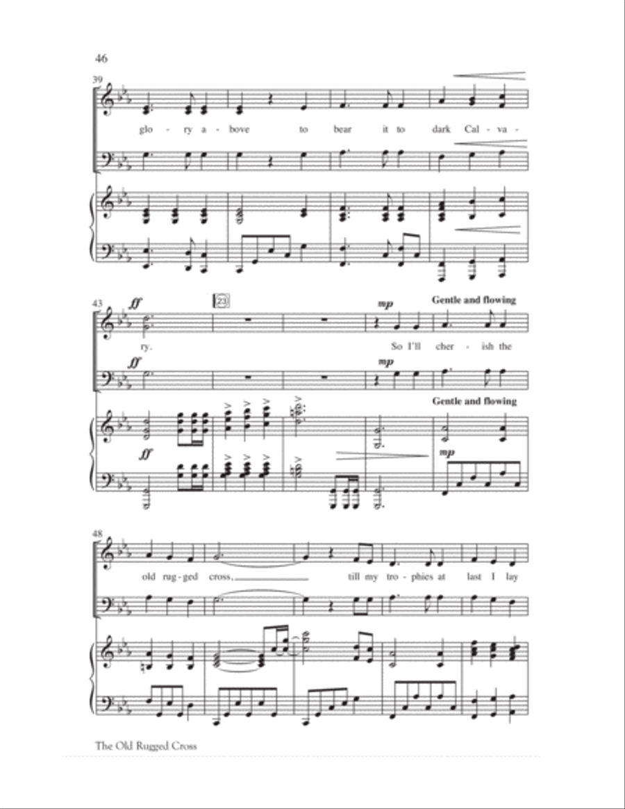 We Remember Calvary (SAB) 3-Part scores gallery preview page 49