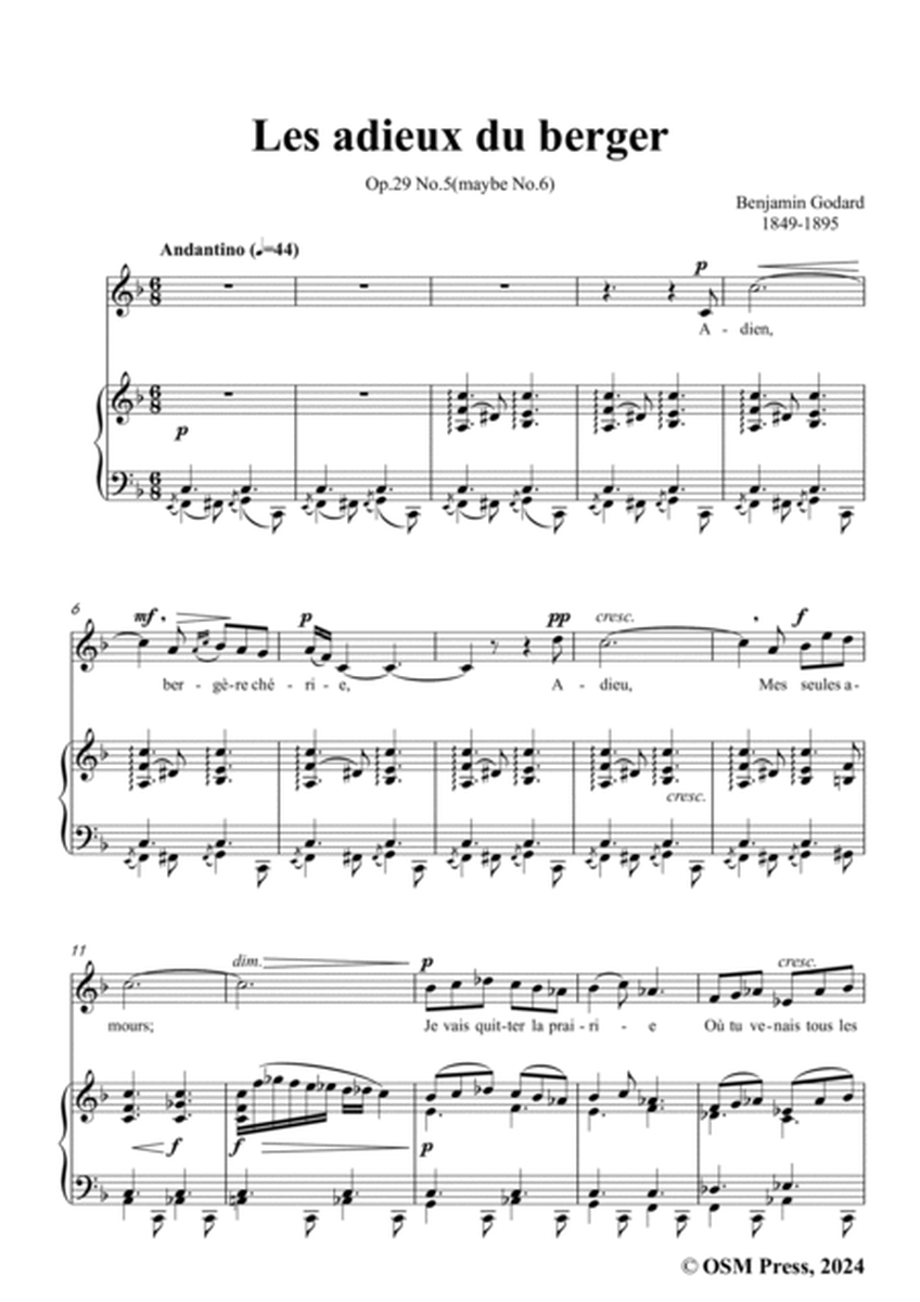 B. Godard-Les adieux du berger,Op.29 No.5(maybe No.6),in F Major