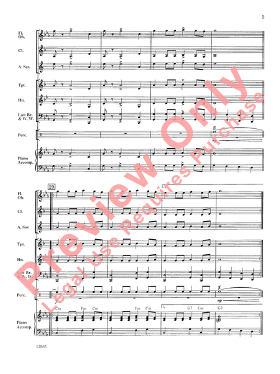 A Chanukah Festival Concert Band scores gallery preview page 6