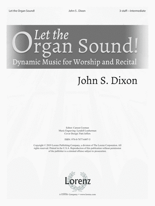 Book cover for Let the Organ Sound!