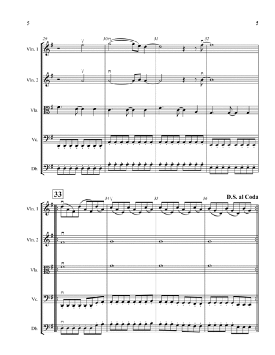 Clocks String Orchestra scores gallery preview page 5
