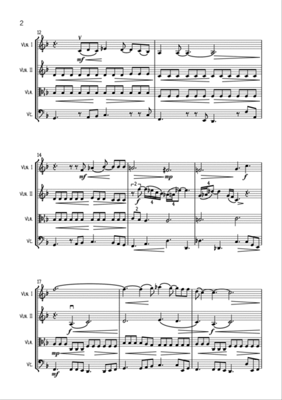 At Last String Quartet scores gallery preview page 2