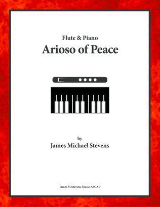Book cover for Arioso of Peace - Flute & Piano