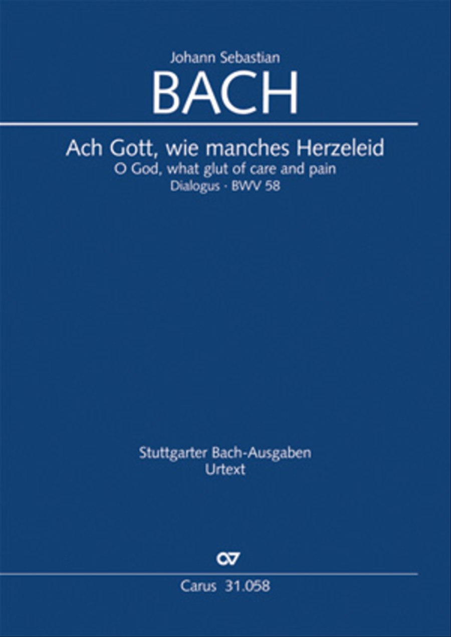 O God, what glut of care and pain (Ach Gott, wie manches Herzeleid) Orchestra scores gallery preview page 1