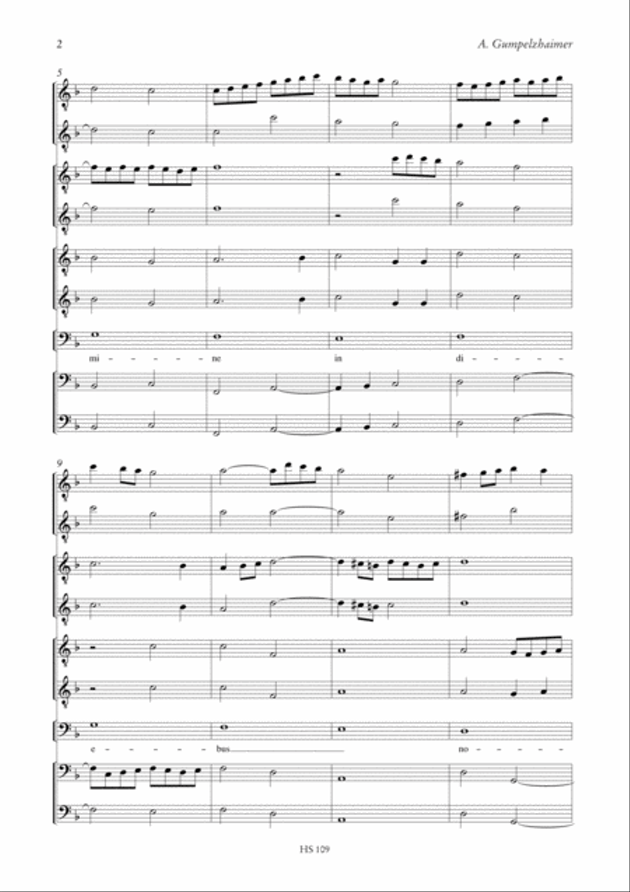 Da pacem, Domine for Recorder Quartet (AAAB) Recorder scores gallery preview page 3