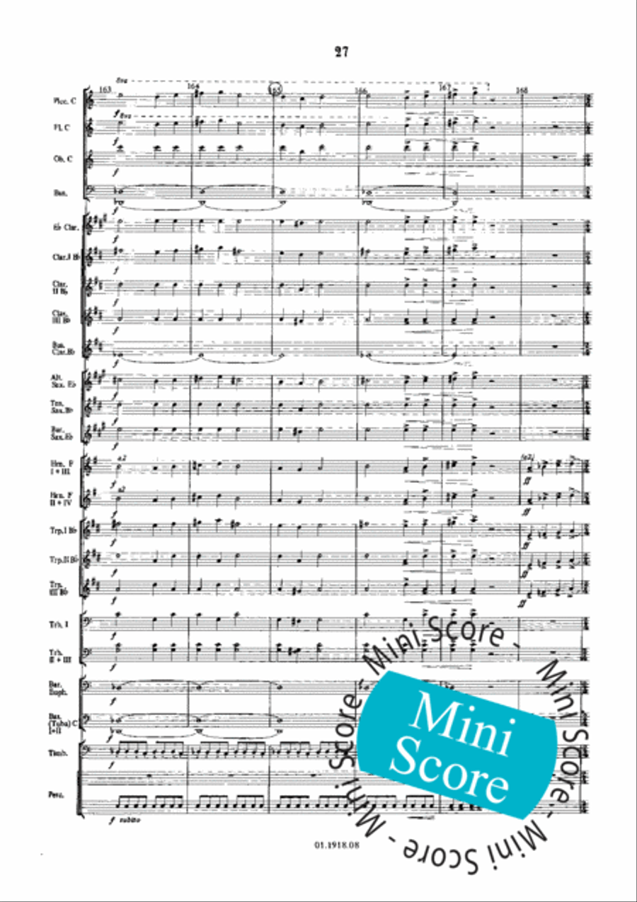 Overture for an Imaginary Play Concert Band scores gallery preview page 31