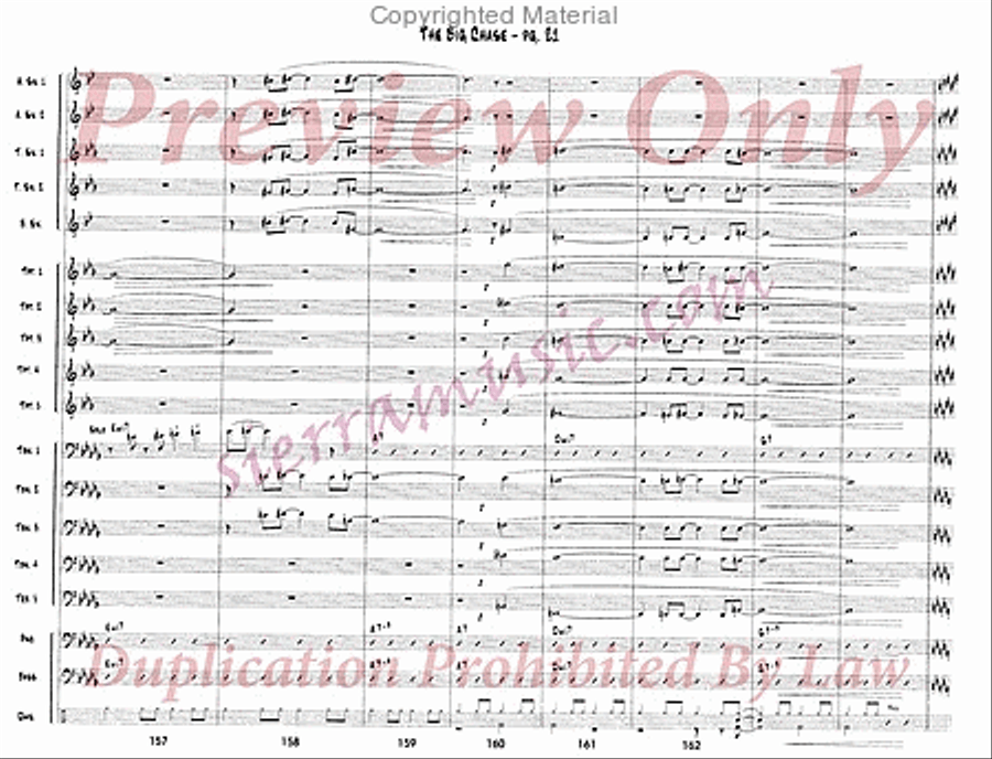 The Big Chase Jazz Ensemble scores gallery preview page 22