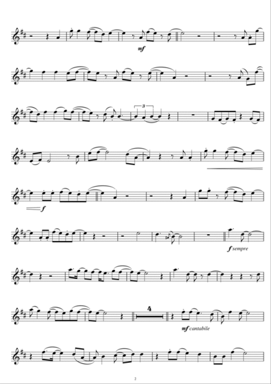 Beautiful Day Beautiful Day Flute Solo scores gallery preview page 2