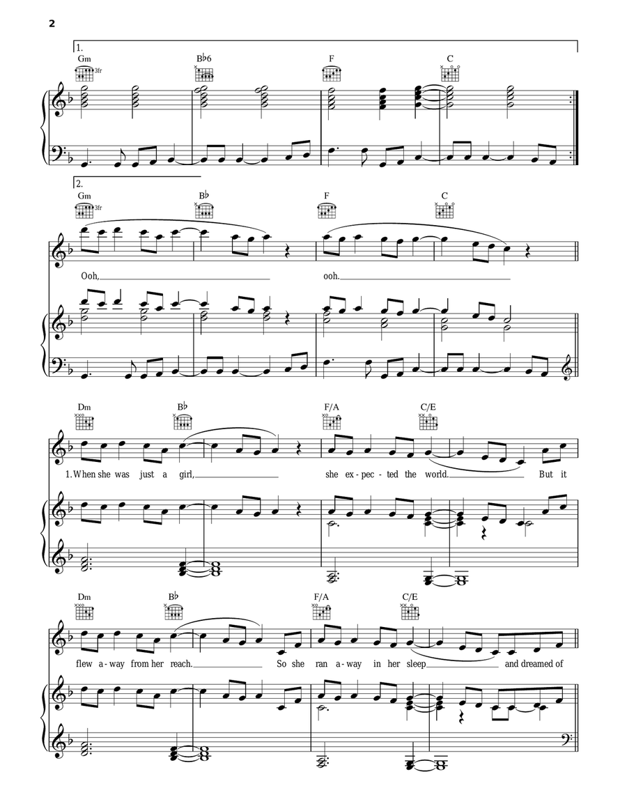 Paradise Acoustic Guitar scores gallery preview page 2