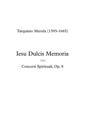 Jesu Dulcis Memoria (modern clefs)