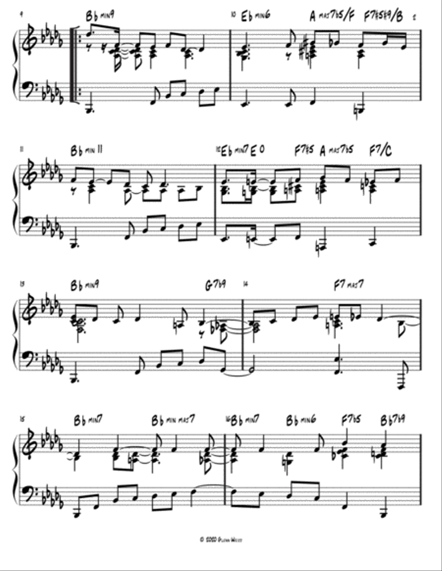 Deep Thoughts Piano Solo scores gallery preview page 2