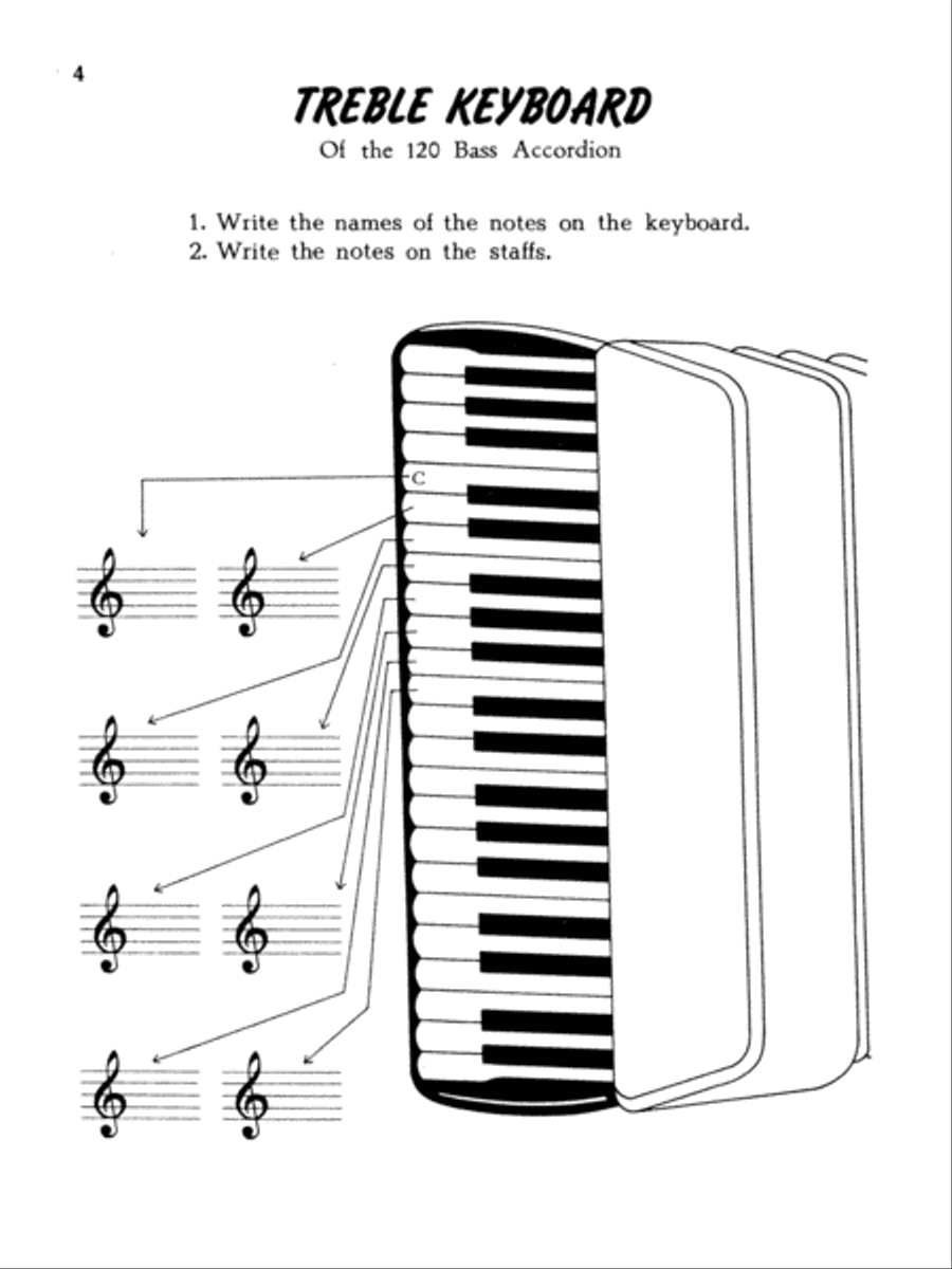 Palmer-Hughes Accordion Course Reading, Writing, Rhythm (Note Speller, Book 2) Accordion scores gallery preview page 3