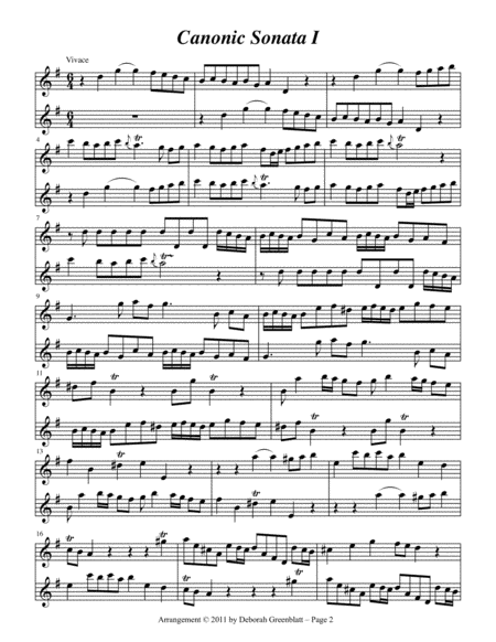 Telemann Sonatas for Two Mandolins