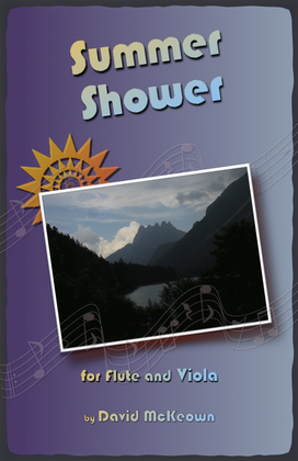 Book cover for Summer Shower for Flute and Viola Duet