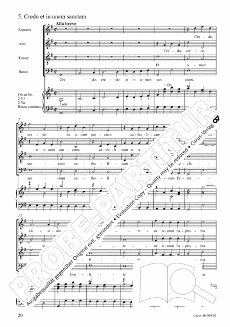 Credo in G SA scores gallery preview page 21