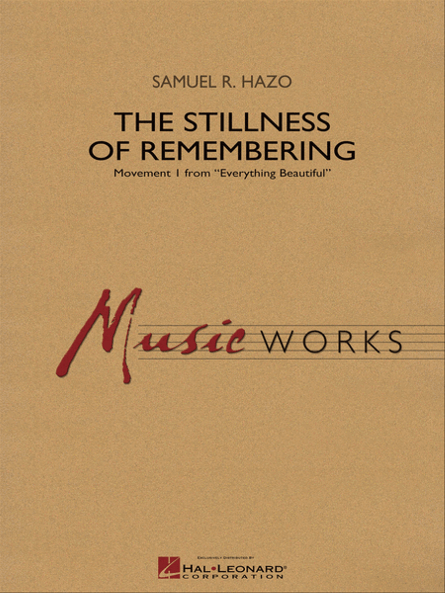 The Stillness of Remembering Concert Band scores gallery preview page 1