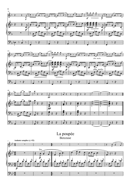 Georges Bizet - Suite from "Children's Games for soprano saxophone and organ arr. by Hans-André Sta