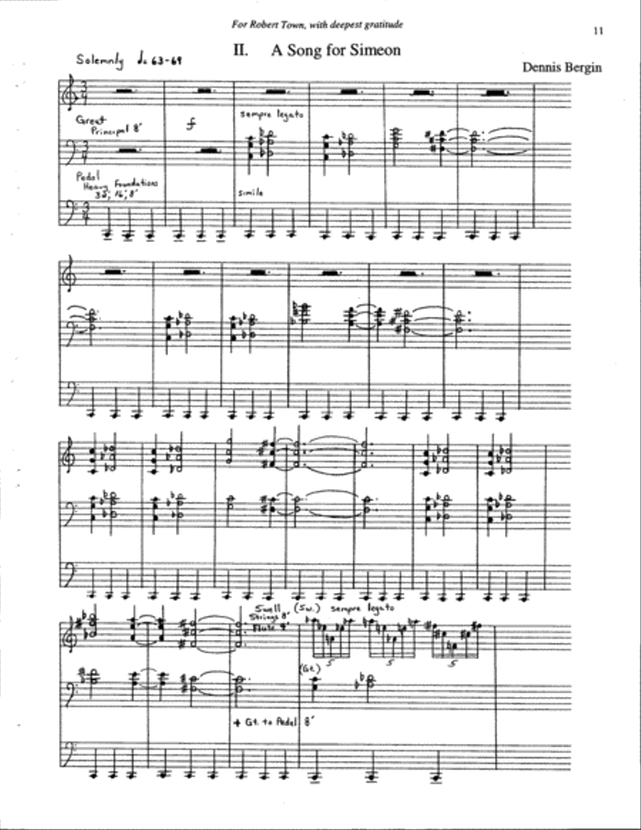 T. S. Eliot Impressions for Organ Organ Solo scores gallery preview page 5