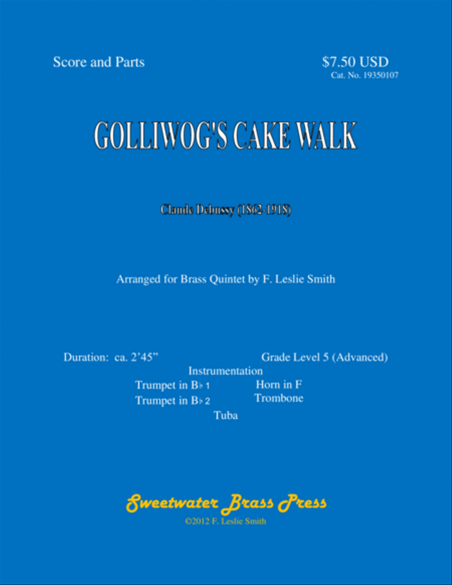 Golliwog's Cake Walk Brass Ensemble scores gallery preview page 1