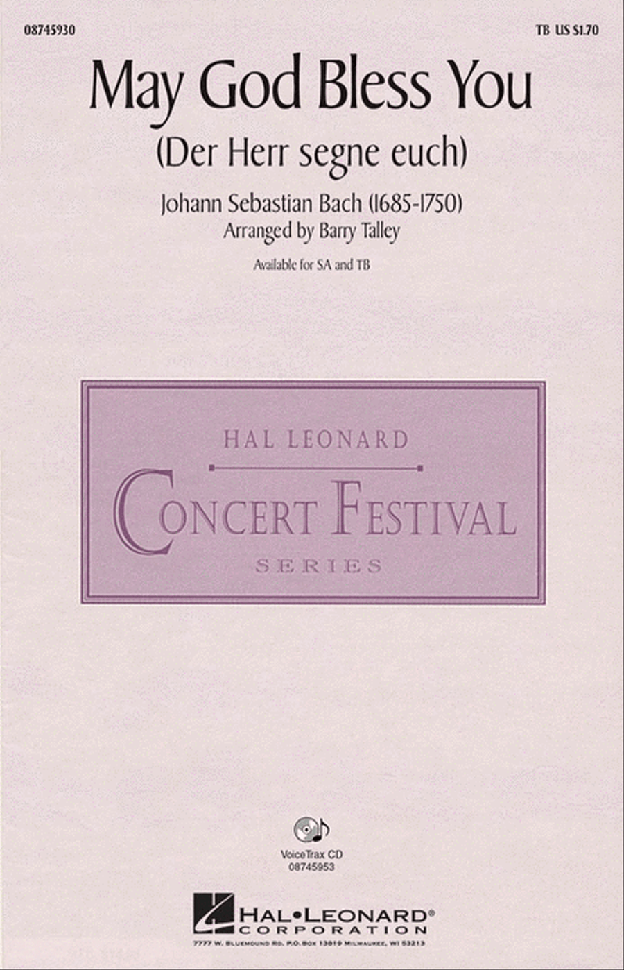 May God Bless You (Der Herr segne euch) SA scores gallery preview page 1