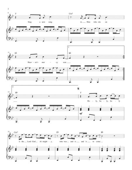 Revelation song - Jennie Lee Riddle Sheet music for Piano (Piano