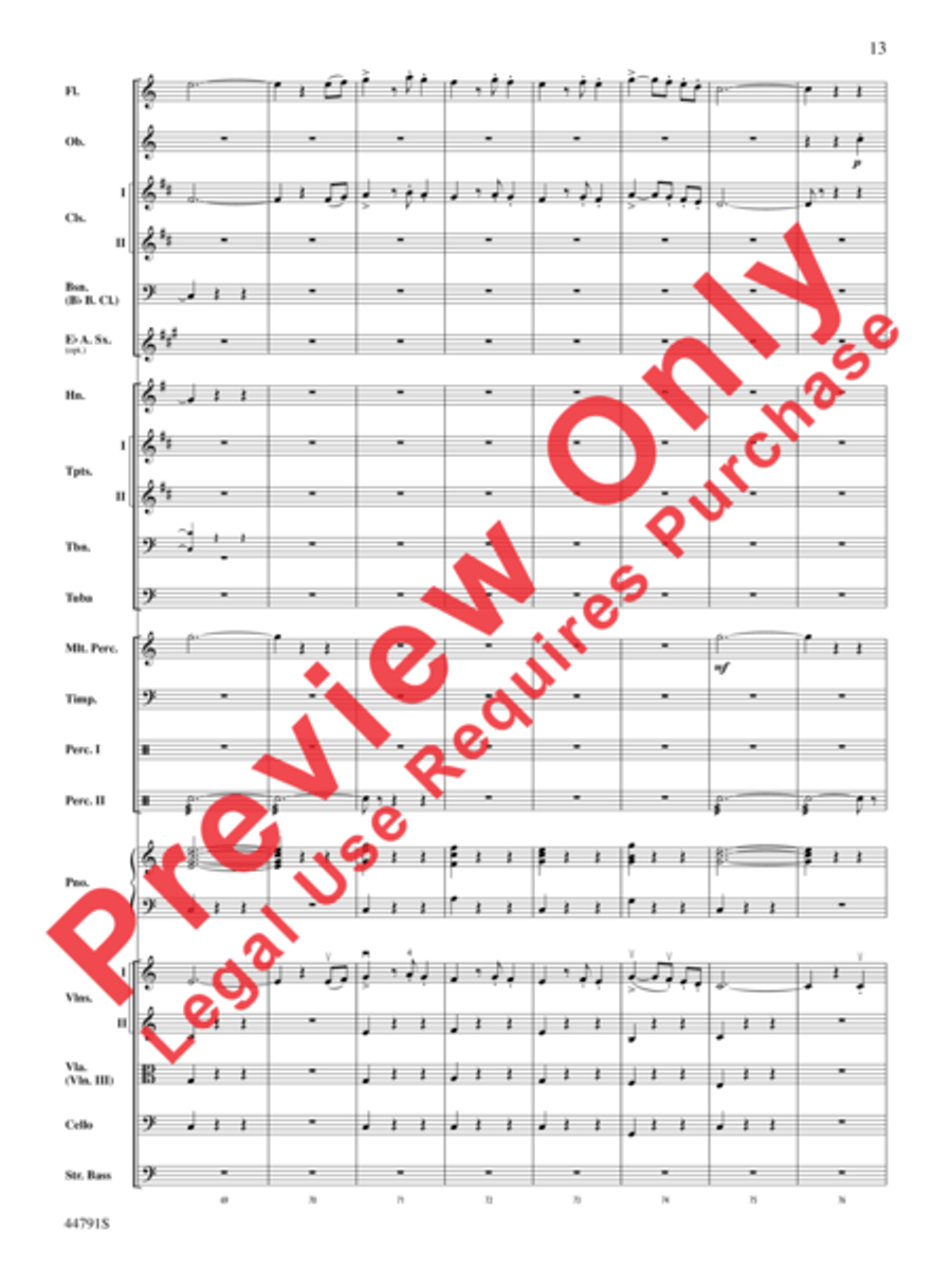 Danse des Ghazies Full Orchestra scores gallery preview page 14
